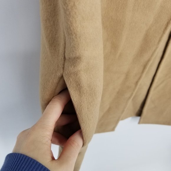 Talbots Double Faced Wool Faux Fur Vest EUC Like new - Picture 9 of 12